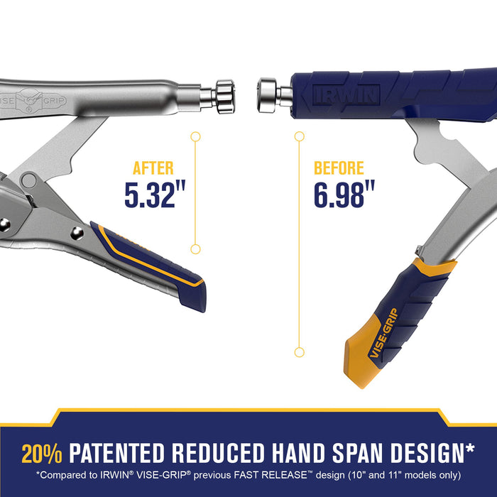 Irwin Vise-Grip Fast Release 11" C-Clamp Locking Welding Pliers