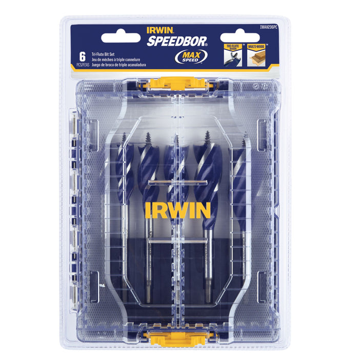 Irwin 6-Piece Speedbor Drill Bit Set