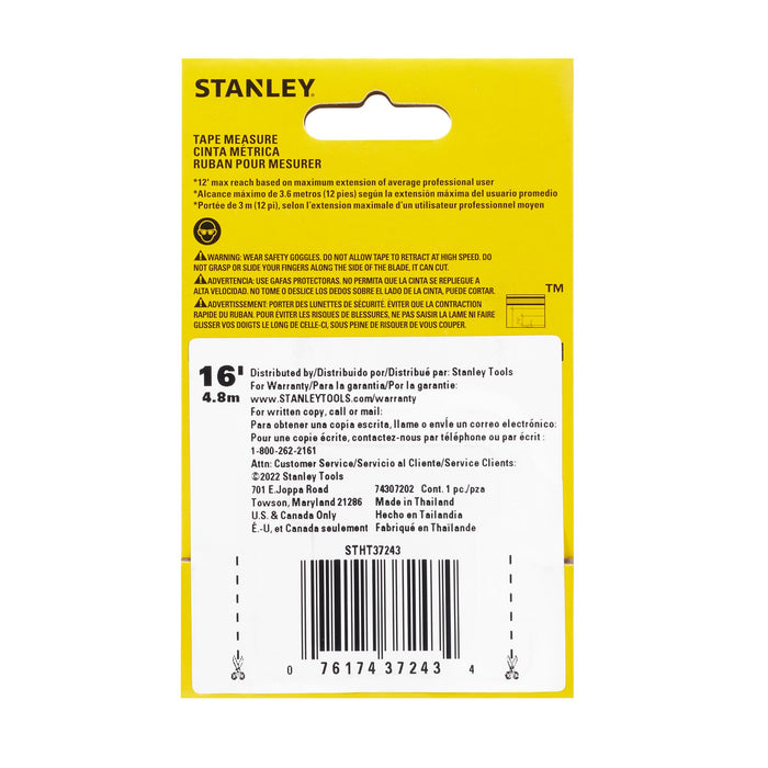 Stanley 16ft Control-Lock Tape Measure