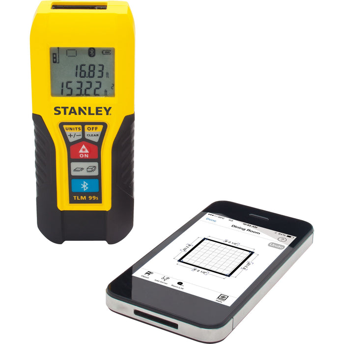 Stanley TLM99S Bluetooth-Enabled Laser Distance Measurer