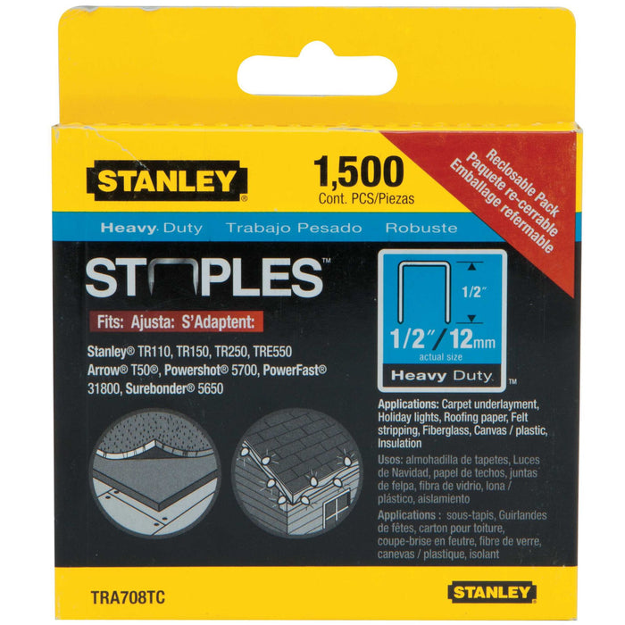 Stanley Narrow Crown Staples