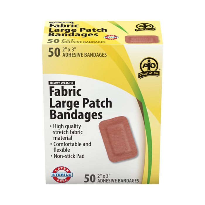 Wasip 50PK Fabric Patch Bandages