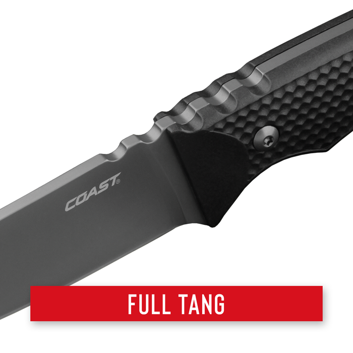 Coast F402 Stainless Steel Fixed Blade Knife