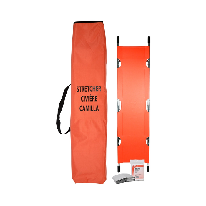 Wasip Double Fold Aluminum Pole Stretcher w/ Bag