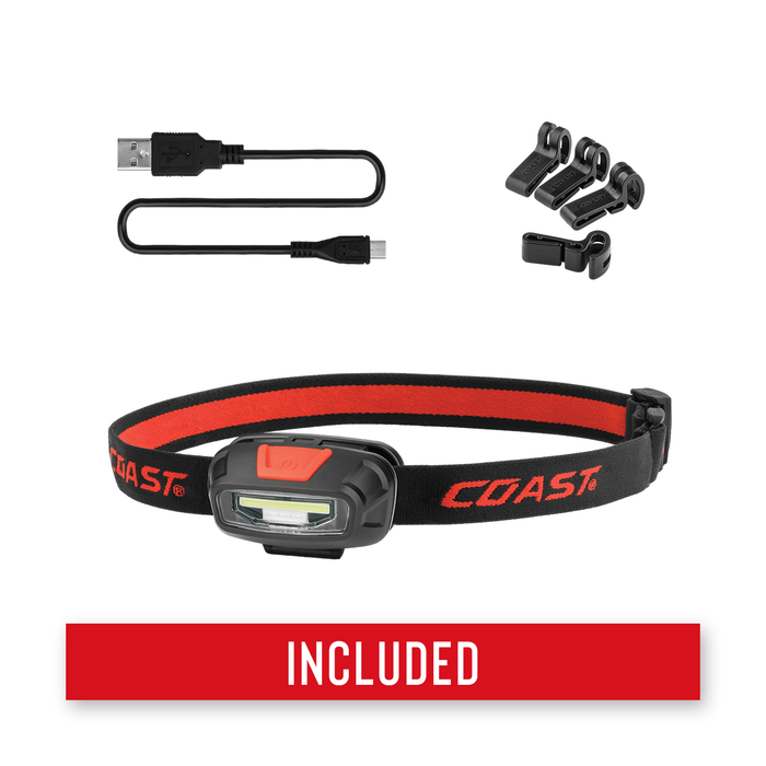 Coast FL13R Rechargable Dual Color COB LED Headlamp