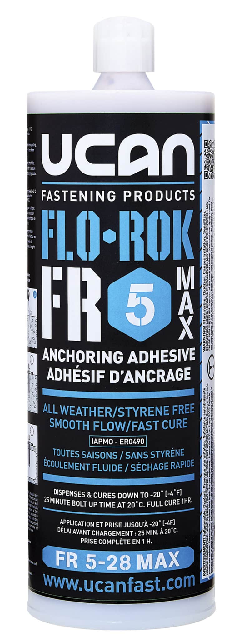 Flo Rok 5 Max UCAN Flo-Rok 5 MAX Epoxy Adhesive — Interline Wholesale Hardware
