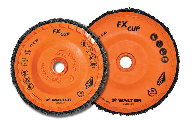 Walter FX™ Abrasive Sanding/Polishing Cup Wheels