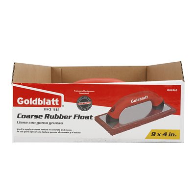 Goldblatt Coarse Rubber Float - 9" x 4"