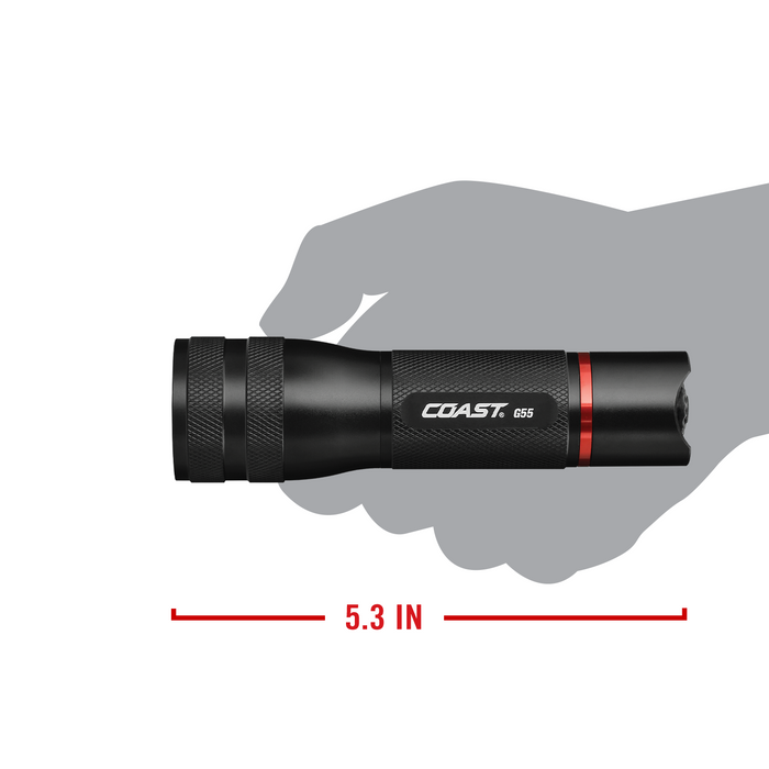 Coast G55 Pure Beam Focusing LED Flashlight