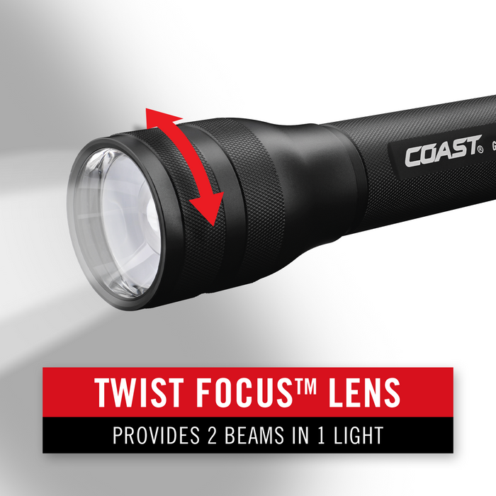 Coast G55 Pure Beam Focusing LED Flashlight