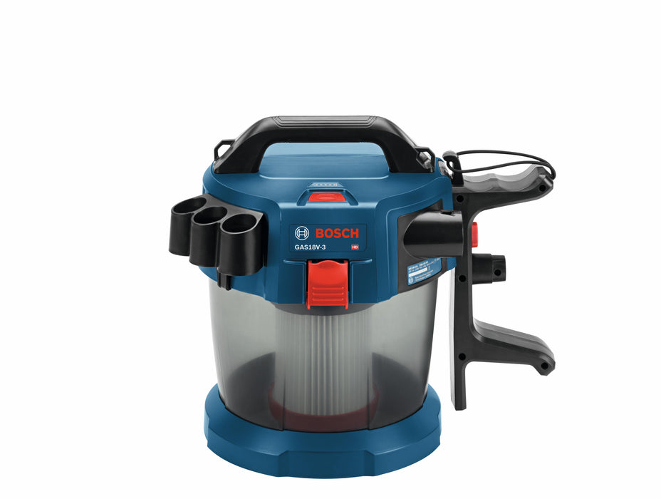 Bosch 18V 2.6 Gallon Wet/Dry Vacuum Cleaner w/ HEPA Filter - Tool Only