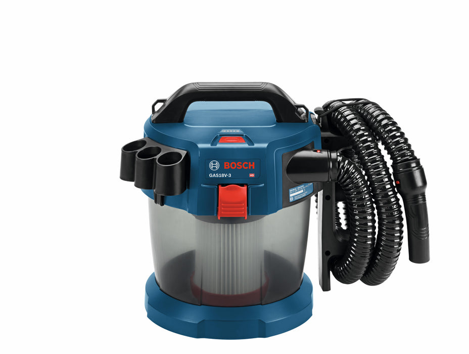 Bosch 18V 2.6 Gallon Wet/Dry Vacuum Cleaner w/ HEPA Filter - Tool Only