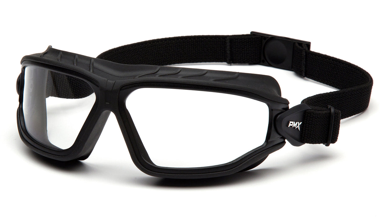 Pyramex Torser Gasketed Safety Glasses w/ Black Strap