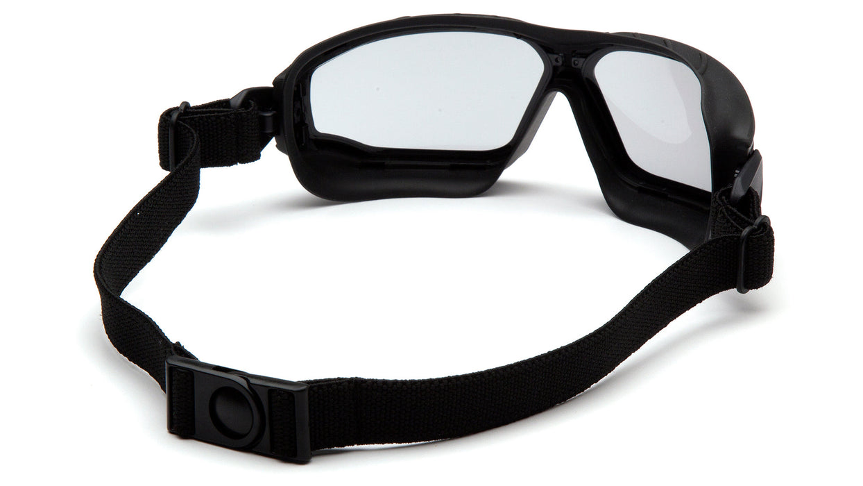 Pyramex Torser Gasketed Safety Glasses w/ Black Strap