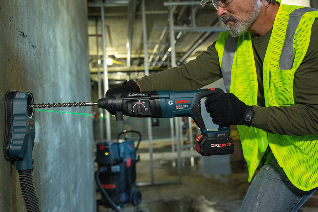 Bosch 18V EC Brushless SDS Plus® Bulldog™ 1" Rotary Hammer Kit