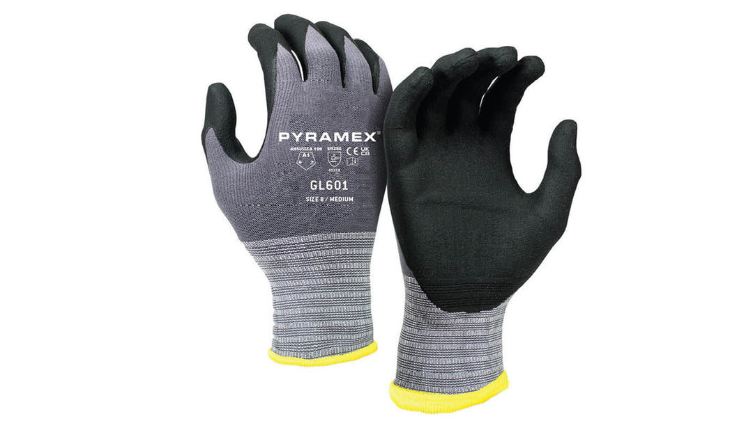 Pyramex Dipped Micro-Foam Nitrile Coated Gloves