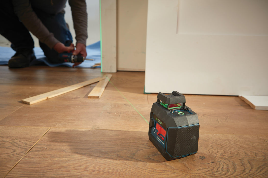 Bosch Green-Beam Self-Leveling 360° Cross-Line Laser