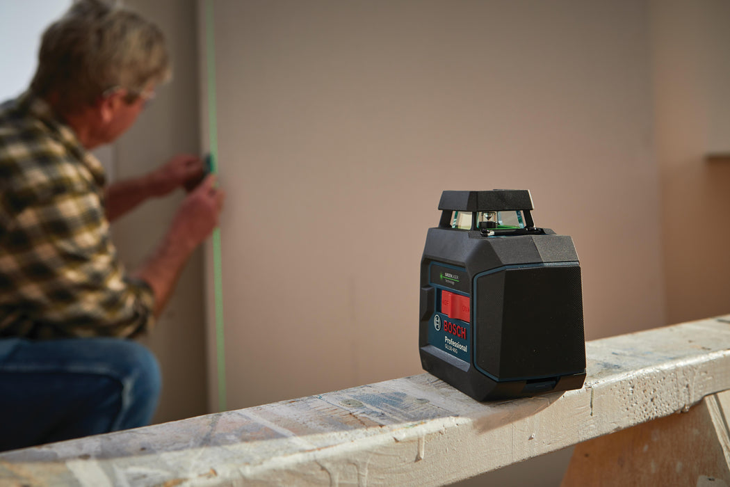 Bosch Green-Beam Self-Leveling 360° Cross-Line Laser