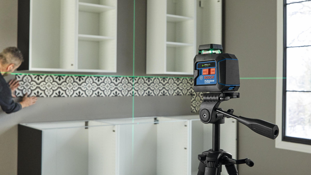 Bosch Green-Beam Self-Leveling 360° Cross-Line Laser