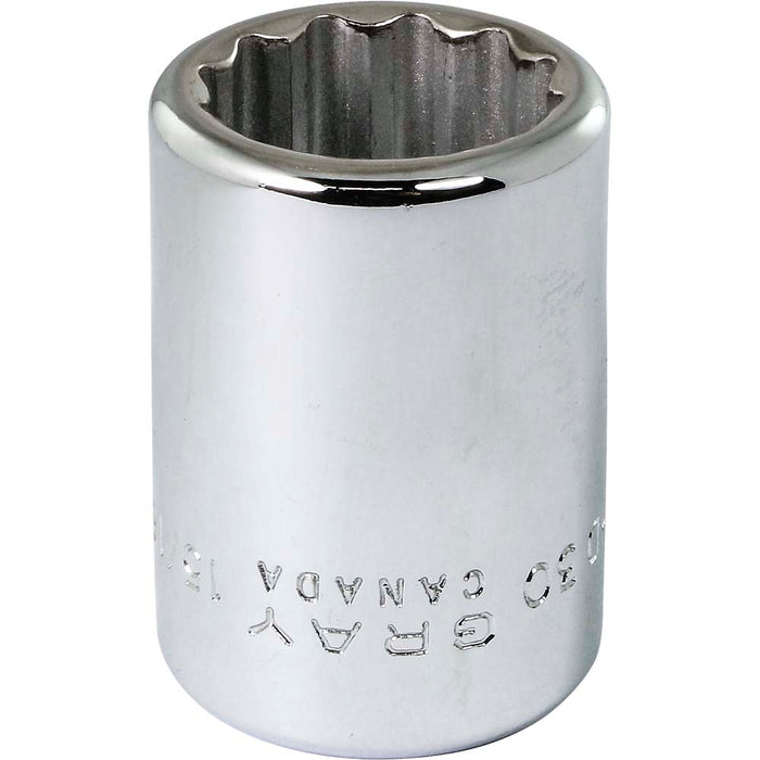 Gray Tools 3/4" Drive, 12 Point Standard Length SAE Sockets
