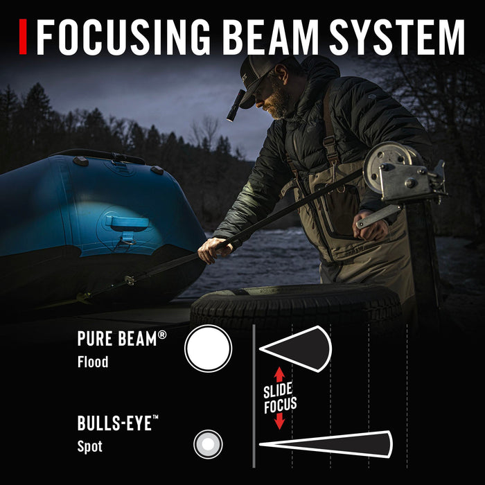 Coast HX5R Rechargeable Pure Beam Focusing Flashlight