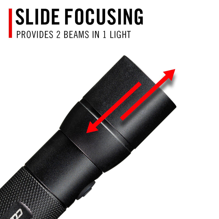 Coast HX5R Rechargeable Pure Beam Focusing Flashlight