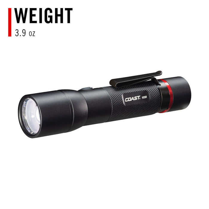 Coast HX5R Rechargeable Pure Beam Focusing Flashlight