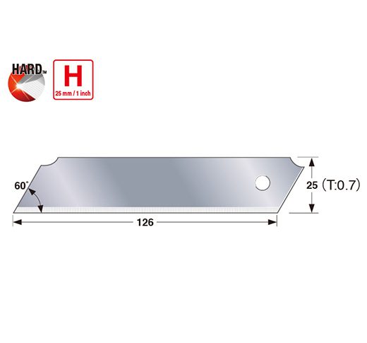 Tajima 10PK Solid Rock Hard® Blade H Solid Replacement Knife Blades