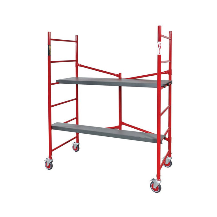 Metaltech Buildman 6ft High Portable Scaffold w/ 5" Caster