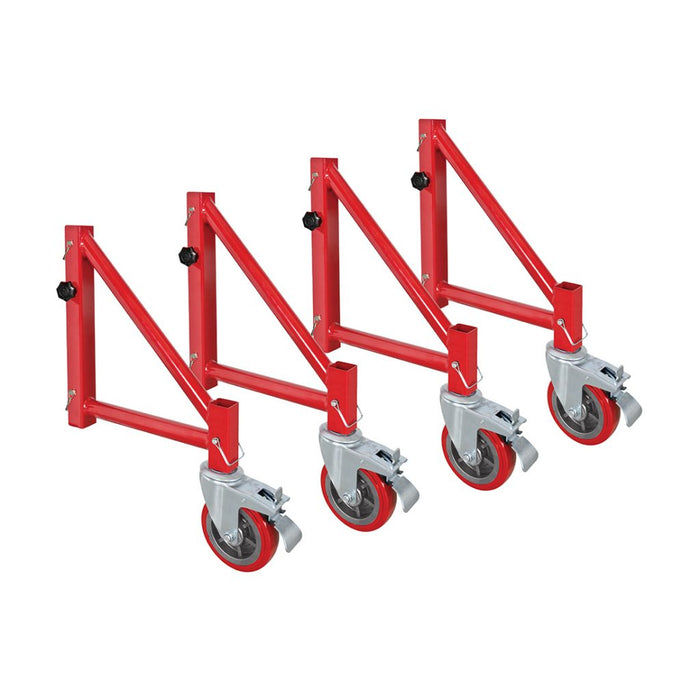 Metaltech Complet Set Of 4 Outriggers w/ 6" Casters