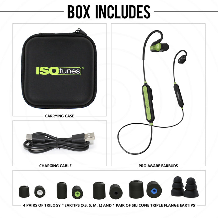 ISOtunes PRO Aware Bluetooth Earbuds Kit