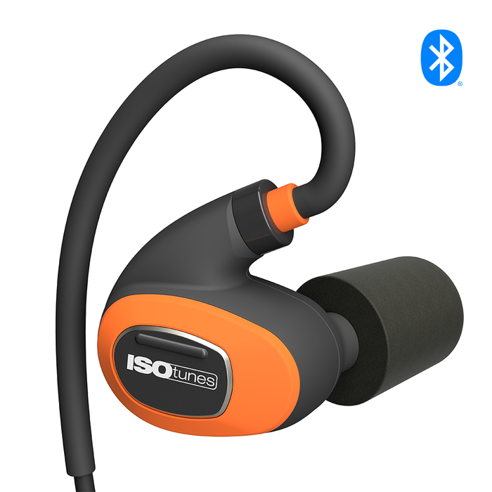 ISOtunes PRO 2.0 Bluetooth Earbuds - Safety Orange