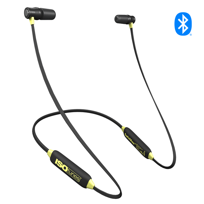 ISOtunes XTRA 2.0 Bluetooth Earbuds - Safety Yellow