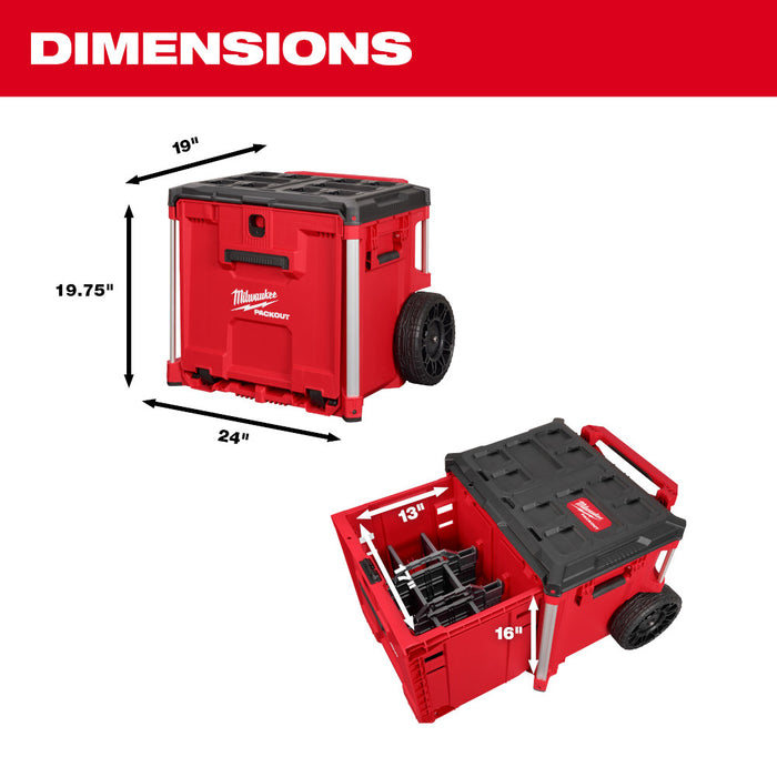 Milwaukee PACKOUT™ Rolling Drawer Tool Box
