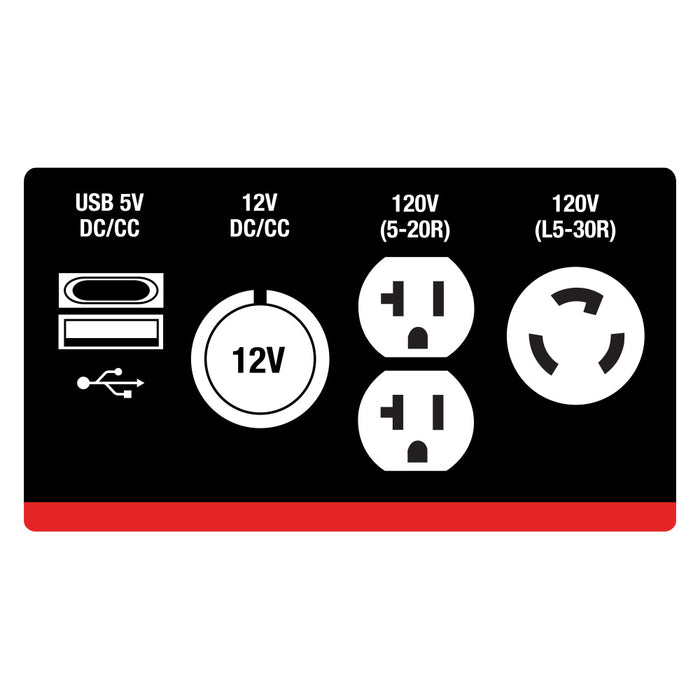 King 4000W Gasoline/Propane Inverter Generator