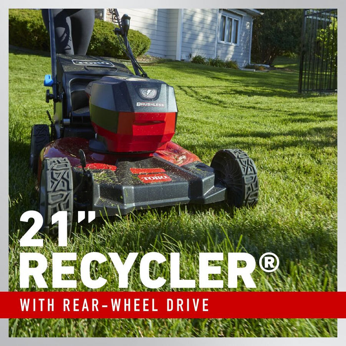 Toro 60V Max 21" Recycler Self-Propel Lawn Mower Kit