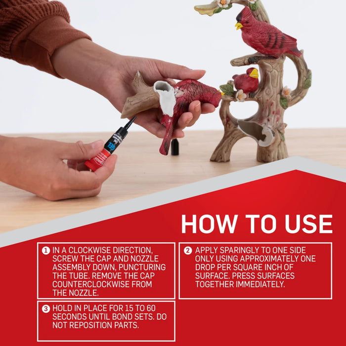 Lepage Super Glue Gel Tube 2mL (Pack of 2)