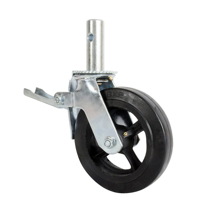 Metaltech 8" Scaffolding Caster Wheel w/ Locking Brake