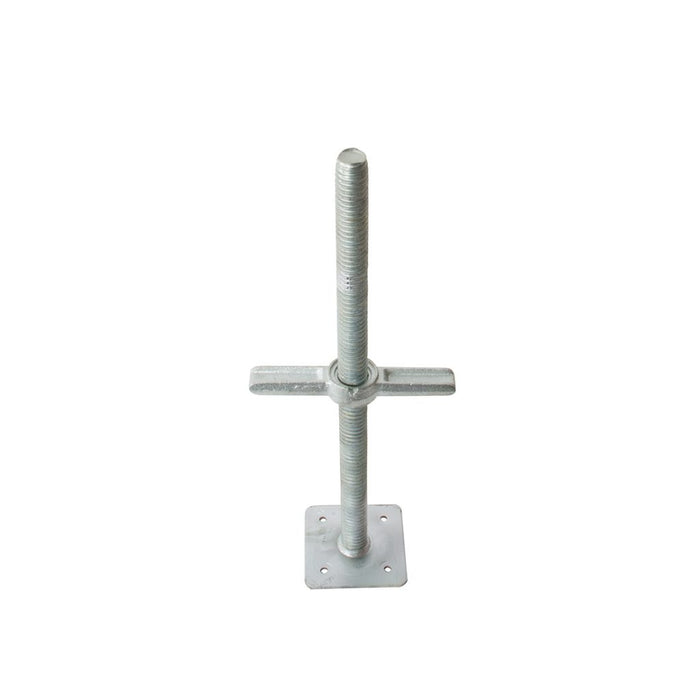 Metaltech 24" Galvanized Leveling Jack with Plate