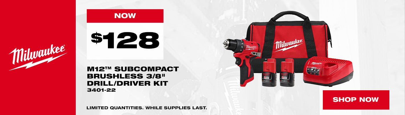 M12 SUBCOMPACT 3 8IN DRILL DRIVER KIT 3401 22 08.01 10.31.2026 1400X400