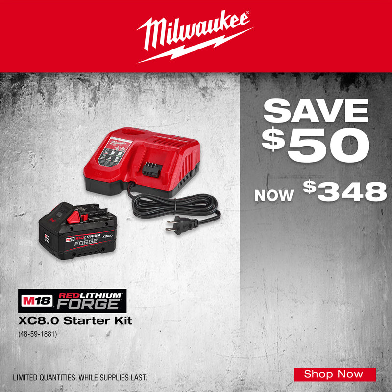 M18 FORGE XC8.0 STARTER KIT 48 59 1881 05.01 07.31.2026 1080x1080
