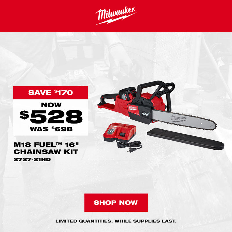 M18 FUEL 16IN CHAINSAW KIT 2727 21HD 08.01 10.31.2026 1080X1080