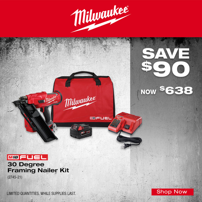 M18 FUEL 30DEG FRAMING NAILER KIT 2745 21 05.01 07.31.2026 1080x1080