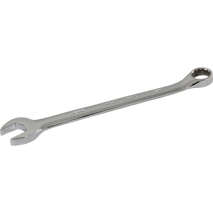 Gray Tools 12 Point, 15° Offset Mirror Chrome Finish, Metric Combination Wrenches