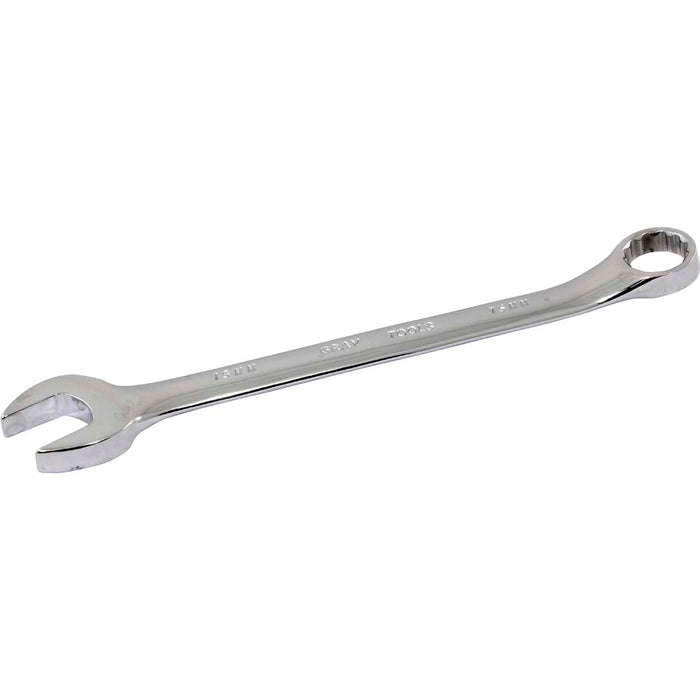 Gray Tools 12 Point, 15° Offset Mirror Chrome Finish, Metric Combination Wrenches