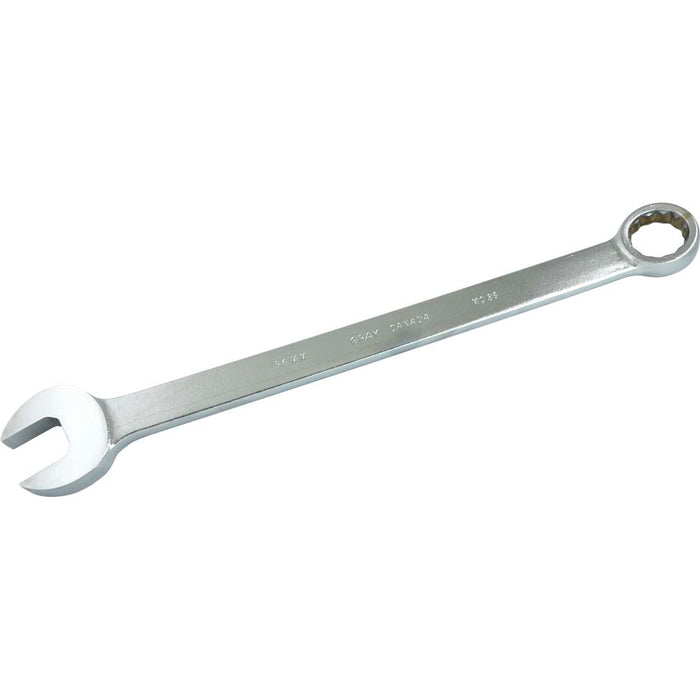 Gray Tools 12 Point, 15° Offset Satin Chrome Finish, Metric Combination Wrenches