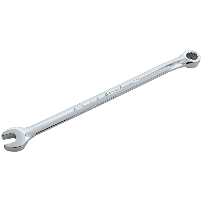 Gray Tools 12 Point, 15° Offset Mirror Chrome Finish, Metric Combination Wrenches