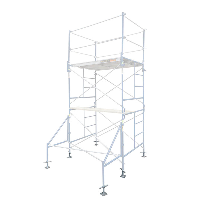 Metaltech 24" Galvanized Leveling Jack with Plate