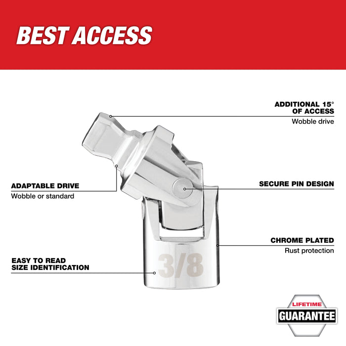 Milwaukee 3/8" Drive Universal Joint