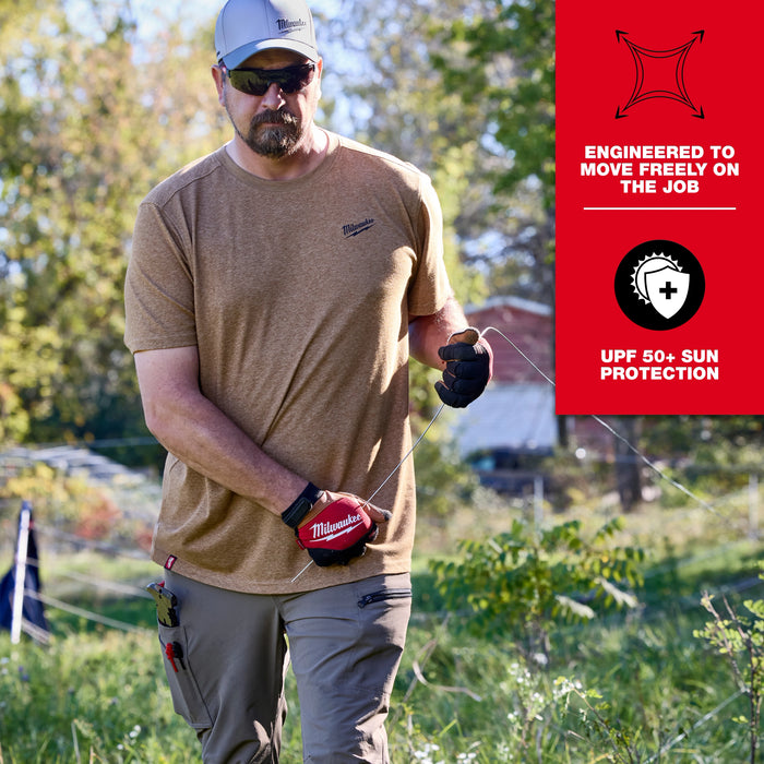 Milwaukee FREEFLEX Hybrid Work Tee - Short Sleeve